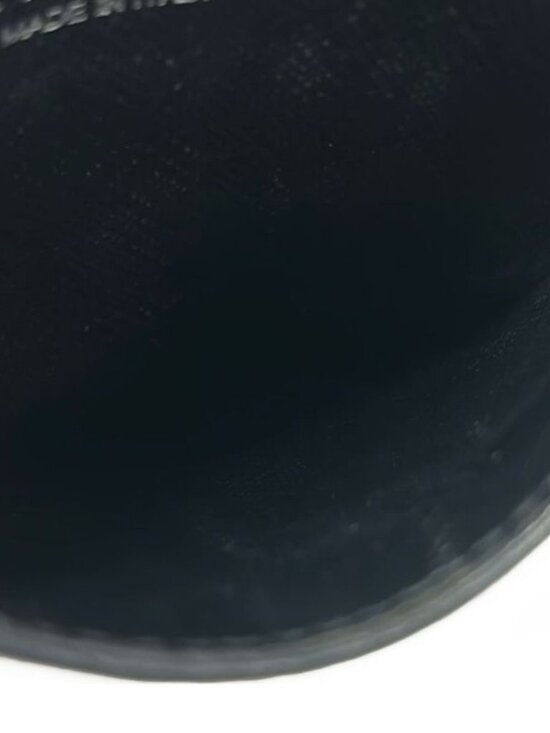 Prada Card Case Black Blue Multi Floral Pattern Leather - Picture 3 of 5